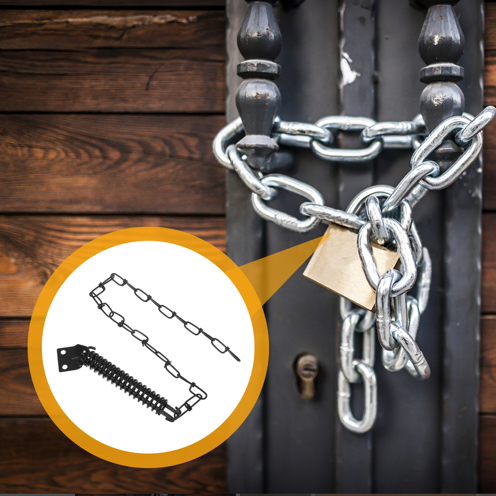 1 zestaw: wytrzymała, antykrad – Security Chain Door recenzja i cena
