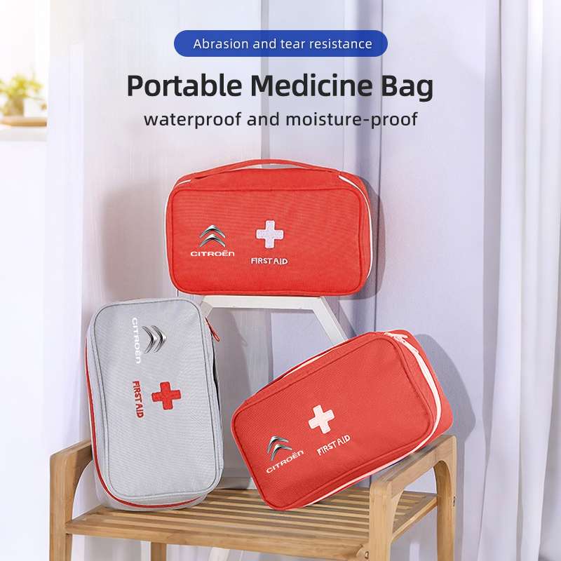 Przenośna apteczka samochodowa – First Aid Bag Kit recenzja i cena