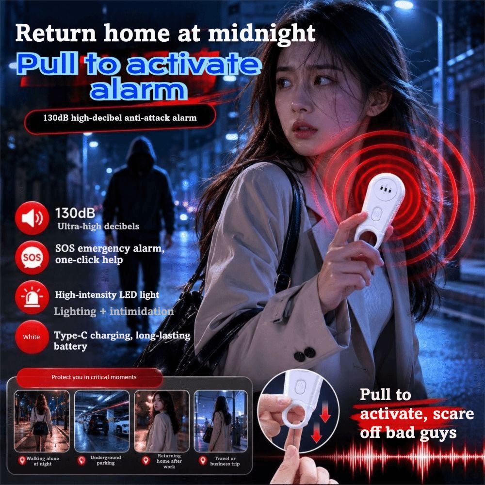 Przenośny, osobisty alarm bezp – Personal Alarm Keychain recenzja i cena